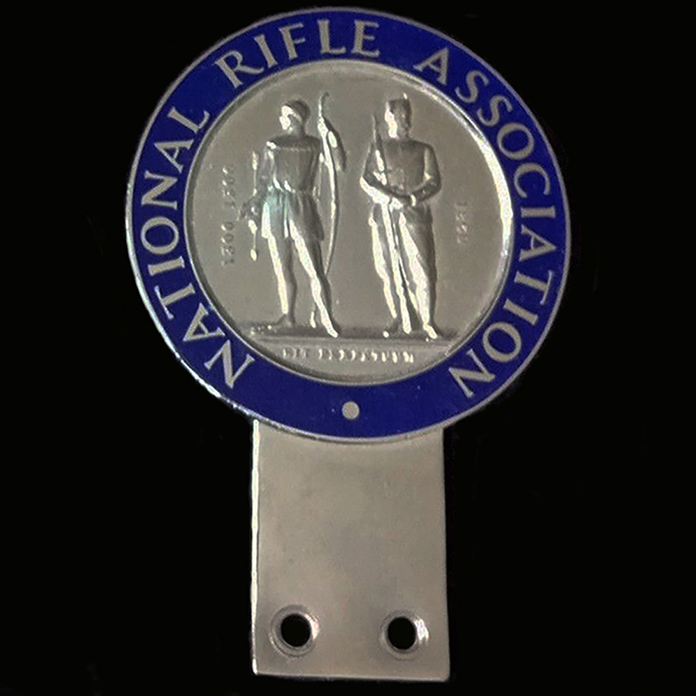 National Rifle Association car badge